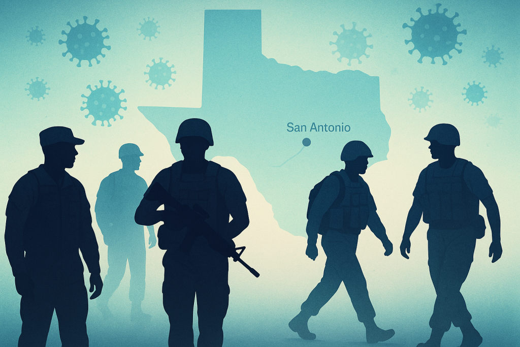 Influenza outbreak military recruits in San Antonio